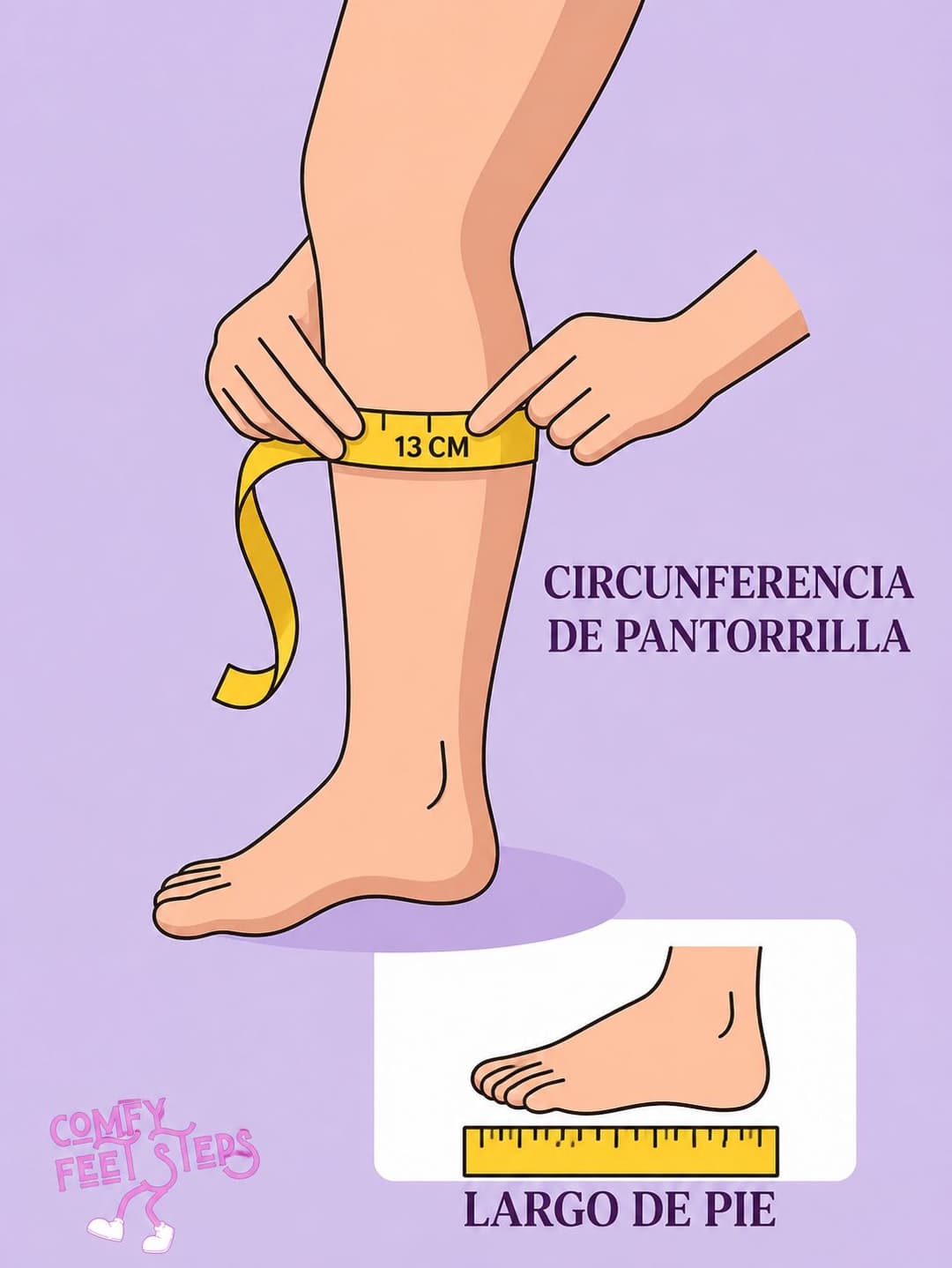 Guía visual para medir tu talla